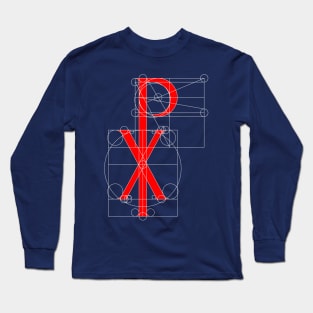 Chi Rho Christian Jesus Symbol Long Sleeve T-Shirt